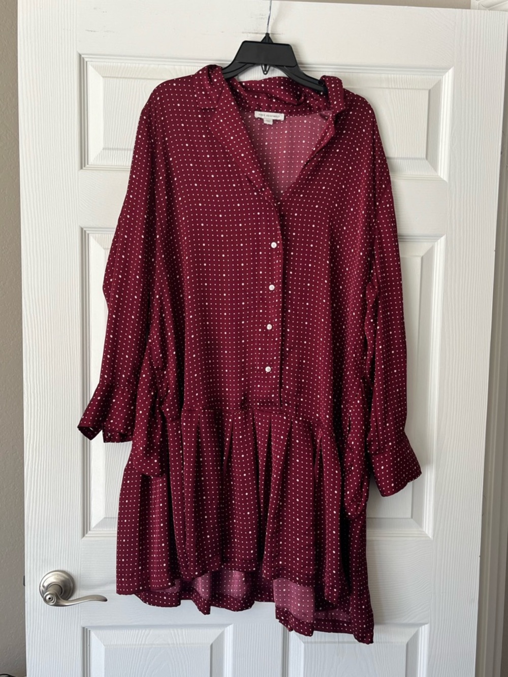 NWOT Free Assembly Button Down Dress